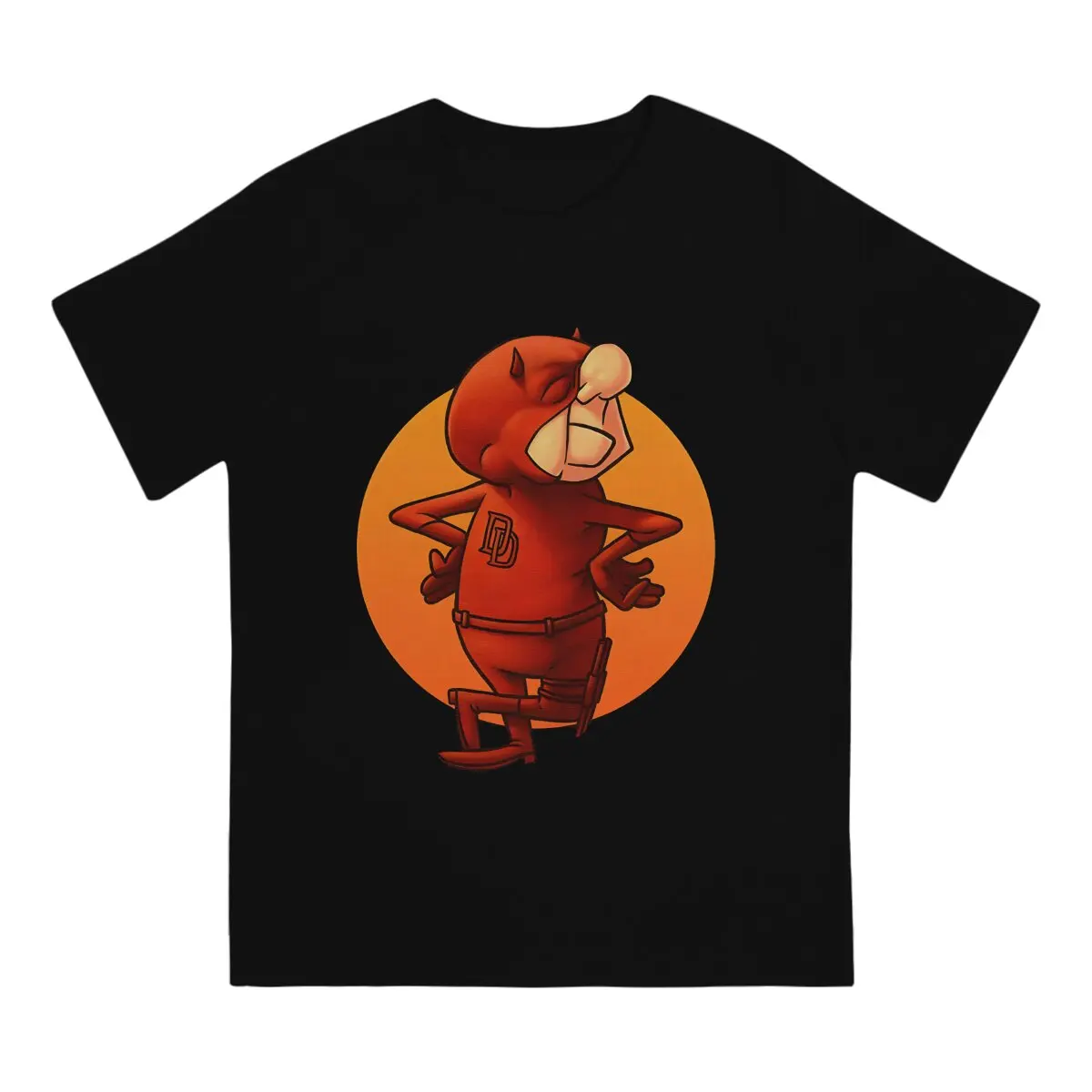 Magoo Devil Men's T Shirt Mr Magoo Cartoon Funny Tees Short Sleeve Crew Neck T-Shirts Pure Cotton Birthday Gift Clothes