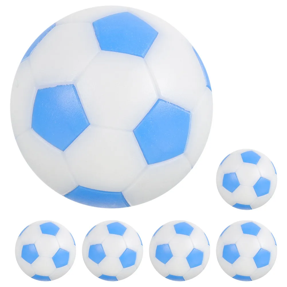 

6Pcs Foosball Replacement Balls Table Soccer Balls Smooth Rolling Design Compact Size for Most Tabletop Football Tables and Desk