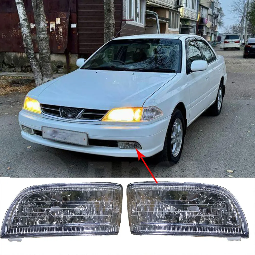 

A Pair Crystal Fog lamp For Toyota Carina At212 T212 1999 AutomobileCar Fog light