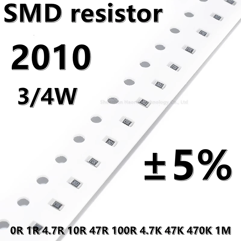 

(20pcs) 2512 SMD resistor 5% 1R 2.2R 22R 220R 4.7R 47R 470R 10R 100R 1K 4.7K 10K 47K 100K 1M 4.7M 1W higher quality