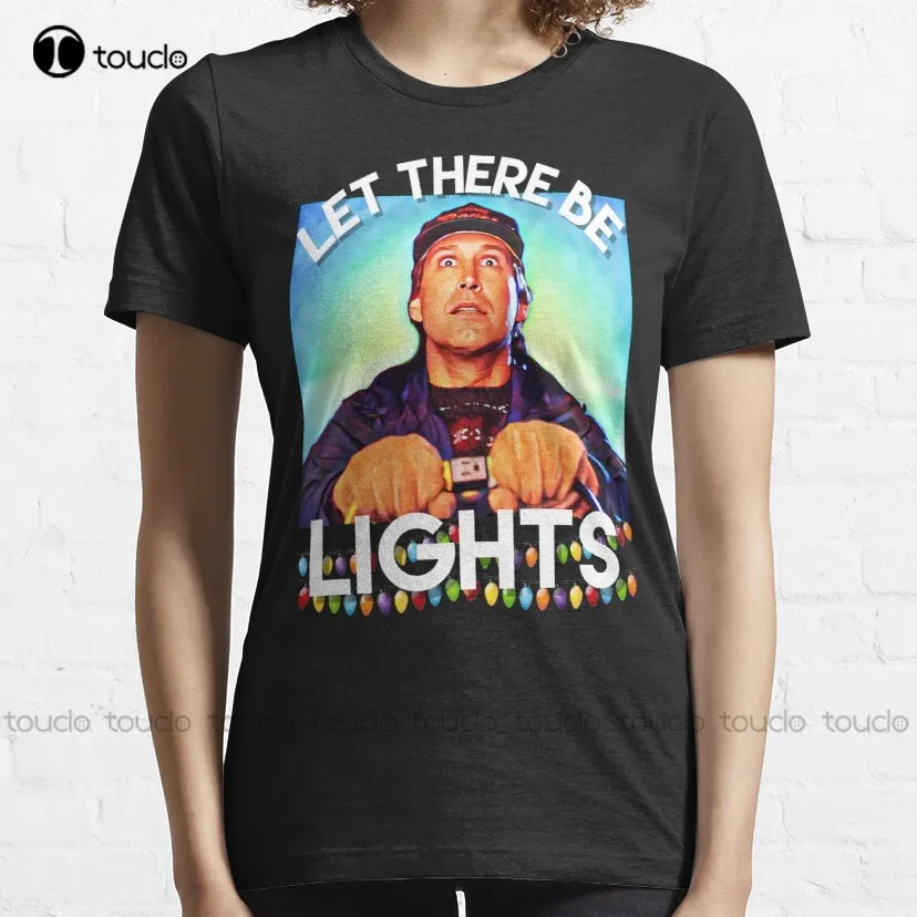 Clark Griswold funny Christmas lights graphic design eddie griswold vacation Classic T-Shirt t shirt men digital printing xs-5xl