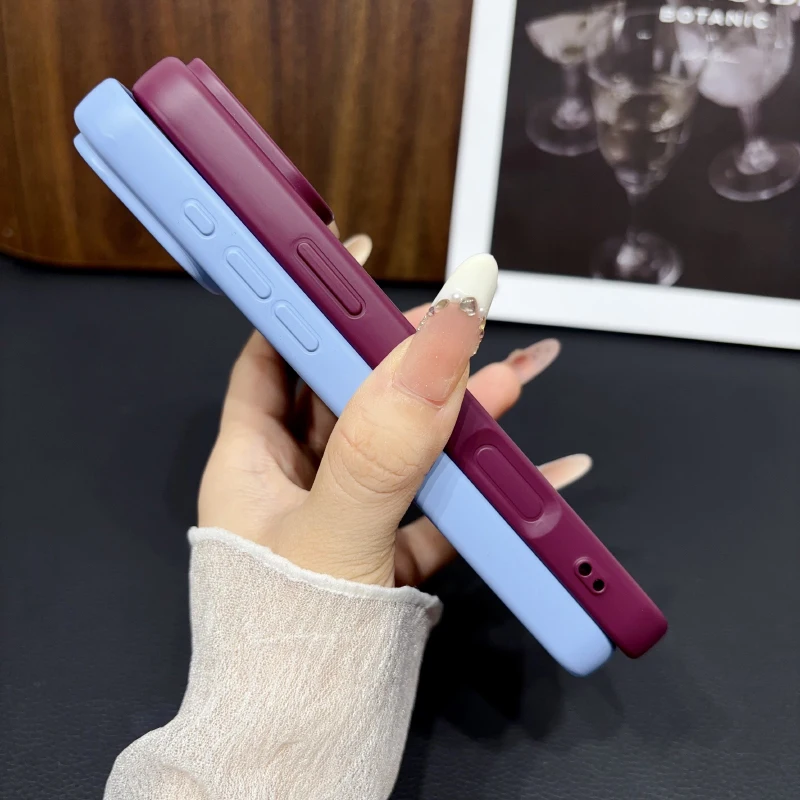 Luxury Solid Color Matte Soft TPU+Hard PC Heat Dissipation Shockproof Phone Case For iPhone 18 17 Pro Max/17 18 Pro With Ai Camera Button For Magsafe Magnetic Wireless Charging Back Cover view 5