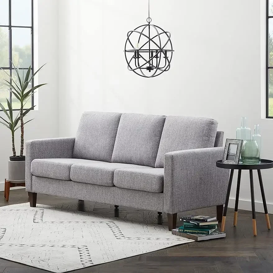 Archer Upholstered Couch, Furniture for Living Room, Gray Couch