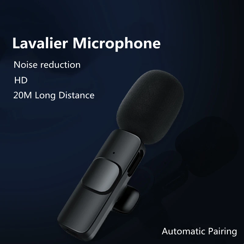 جديد اتصال لاسلكي ميكروفون صغير فيديو الصوت المحمولة تسجيل هاتف محمول لايف Gameing ميكروفون ل IOS أندرويد