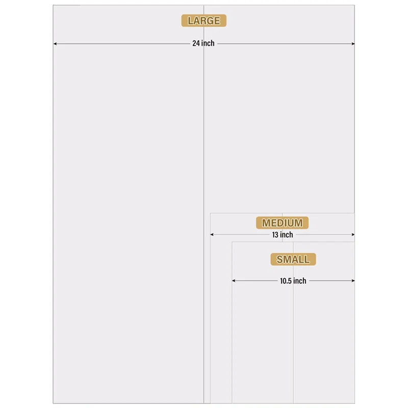 

Highly Recommended-4 Pcs Trifold Poster Board, White Poster Board Comes With Sticky Accessories, Corrugate Presentation Boards E