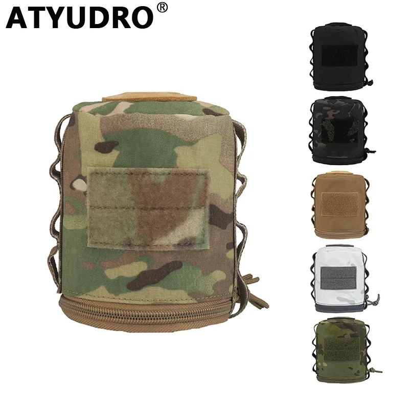 ATYUDRO Tactical Gas Large Storage Bag Pouch Outdoor Sports Camping Hunting Fishing Hiking Equipment Molle System Accessories