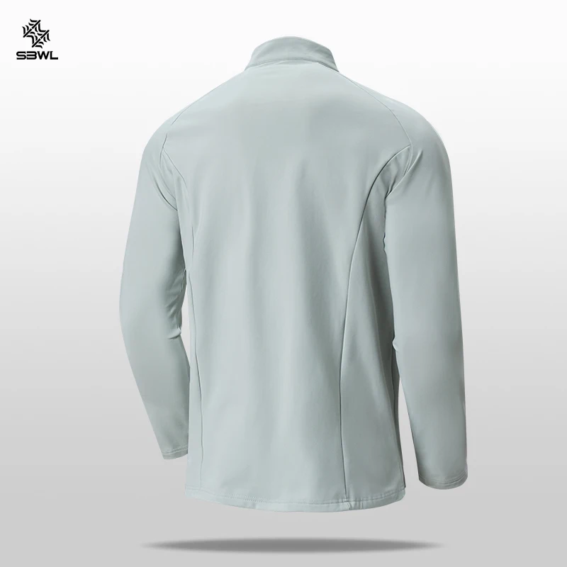 SBWL-Camiseta de manga larga para deportes al aire libre para hombre, ropa deportiva para correr, esquiar, montañismo, fitness, otoño e invierno,