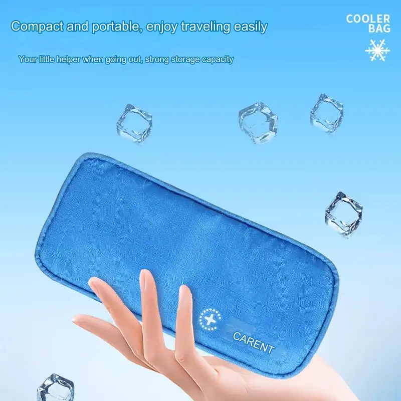 Portable Medical Insulin Cooler Bag Insulin Refrigerator Pack Insulated Diabetic Insulin Travel Case Cooler Box With Ice Packs