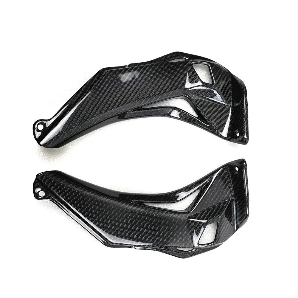 For Kawasaki ZX10R ZX10RR 2016-2020 Motorcycle Upper Front Dash Board Side Panels 3K Carbon Fiber Air Intake Fairing Accessories