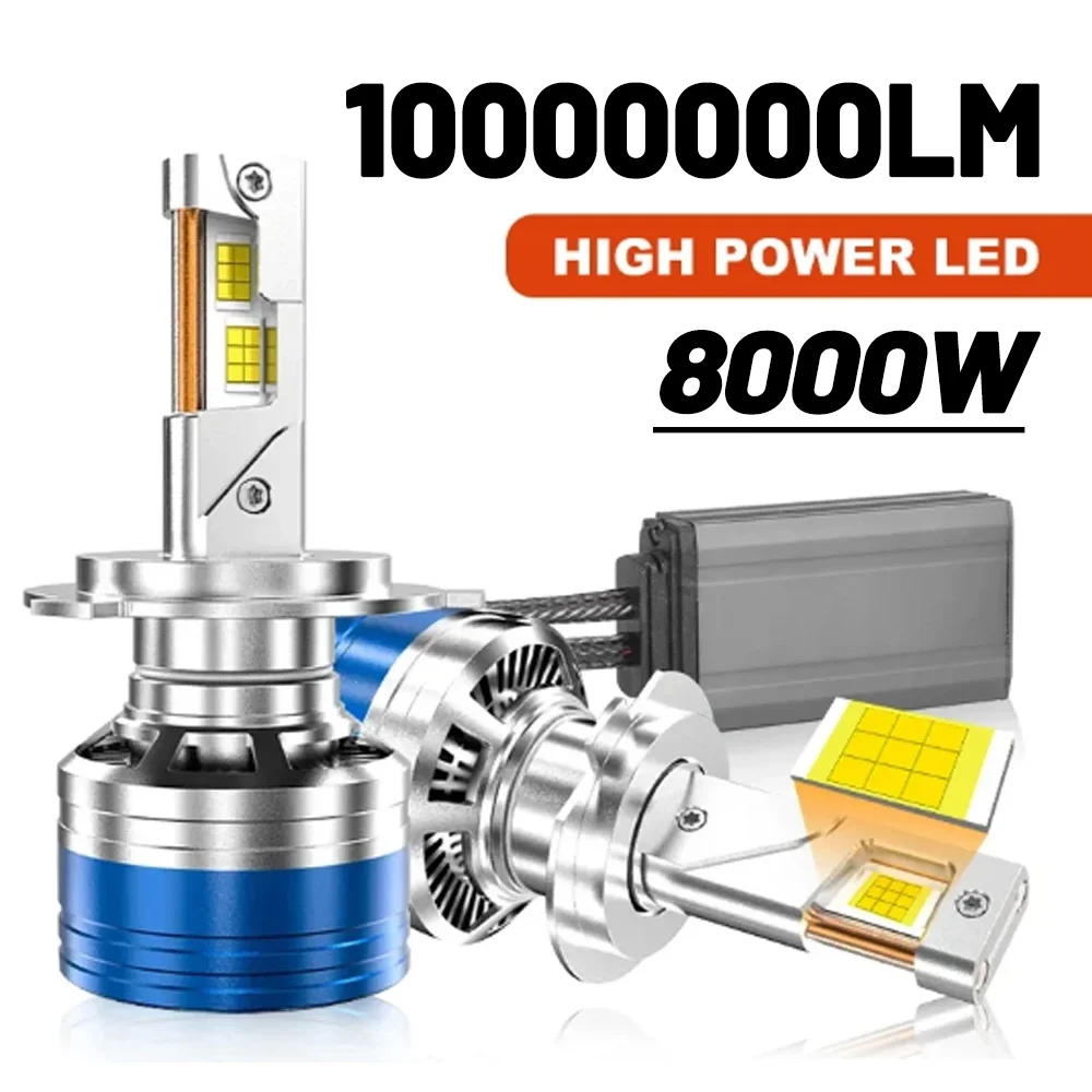 

H7 H4 H11 Светодиодная фара высокой мощности 9084 CSP Canbus H1 H8 9005 HB3 9006 HB4 9012 HIR2 Турбо-лампа Автомобильная светодиодная фара Противотуманная фара 6000K