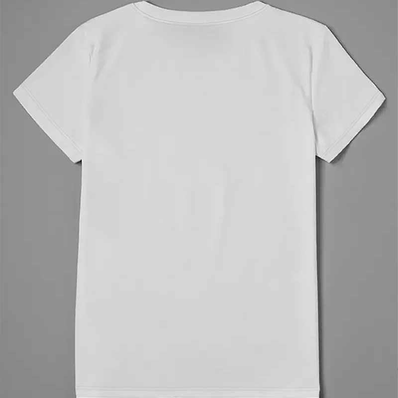 T-shirt con stampa grafica lettera mamma e nonna, Top Casual girocollo manica corta per l'estate e la primavera, abbigliamento donna