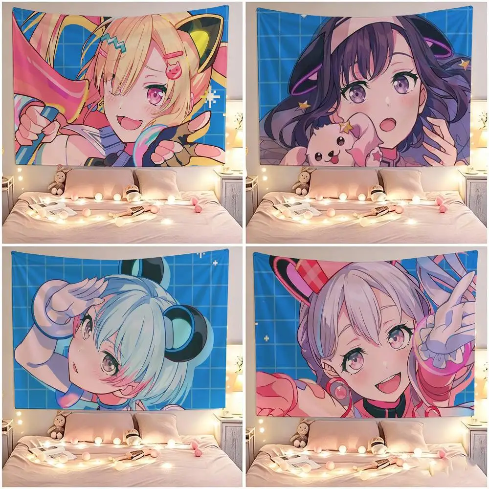 Mugendai MewType BanG Dream Flags Wall Hanging Tapestry Outdoor Garage Room Decorative flag Background Blanket