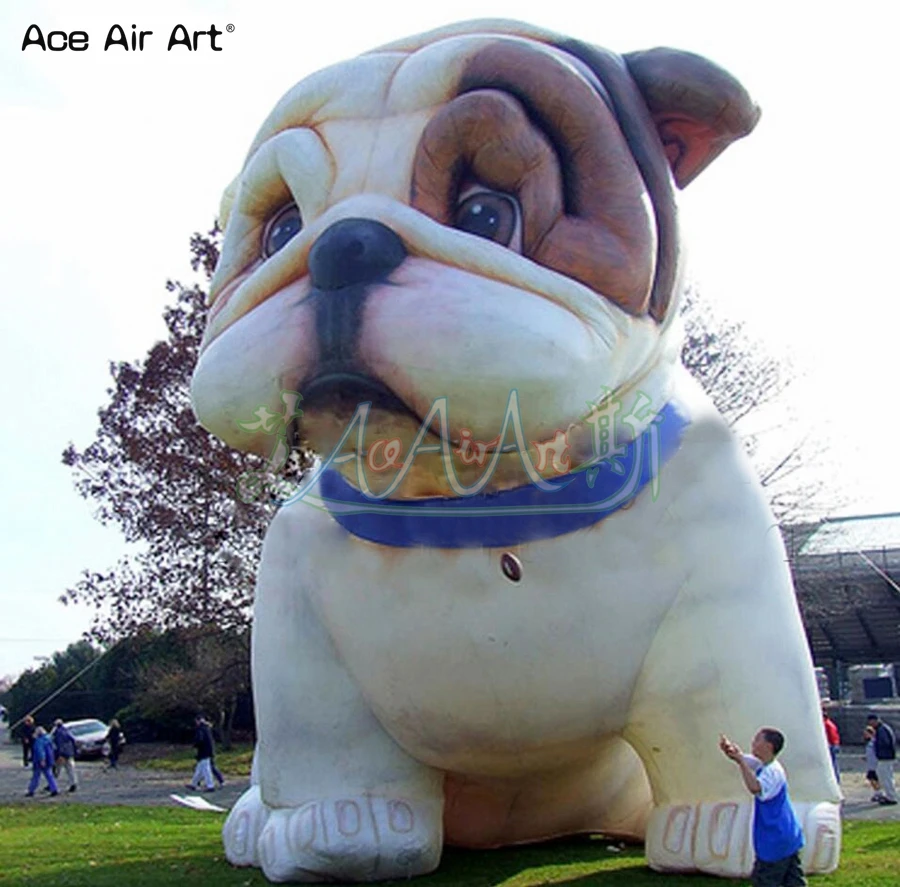 3/4/5m aangepaste opblaasbare Shapi hond dier ballon voor buitenreclame tentoonstelling gemaakt door Ace Air Art