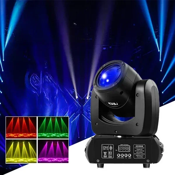 100 ワット LED スポット移動ヘッドライト Luminums ランプ超高輝度 DJ バーディスコ舞台効果ライト DMX コントロールライト舞台照明