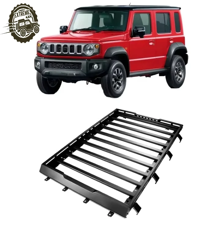

Aluminum Alloy Black Roof Top Luggage Rack 300kg Capacity Easy Installation 2-Year Warranty for Bronco Land Cruiser Outlander