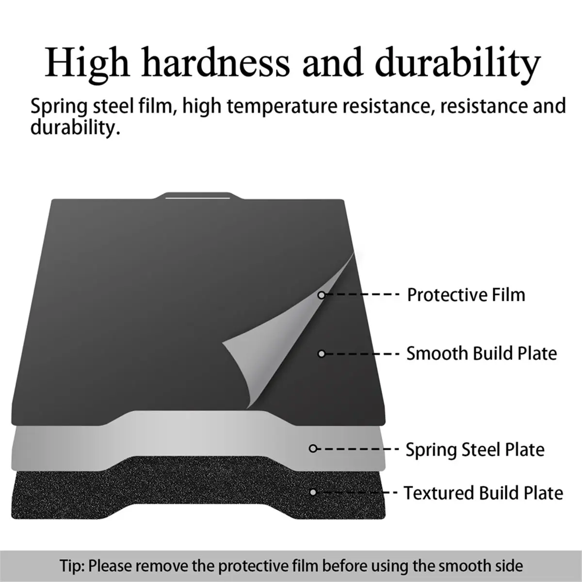 618 Mega Sale Build Plate for Creality SPARKX I7 Dual-Textured and Smooth PEI Plate Sheet Heated Bed Spring Steel Platform Board