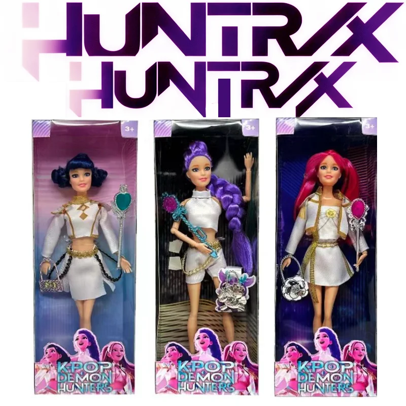 

Kpop Охотники на демонов Фигурка Игрушка Дерпи Тигр Руми Мира Зои Киска Тема Песня из красочных огней для фанатов Рождественские подарки