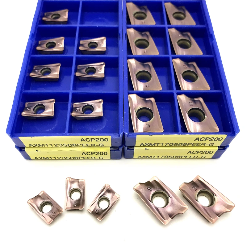 AXMT123508PEER-G ACP200 AXMT170508PEER-G ACP200 high quality metal internal turning tool CNC Indexable Milling inserts