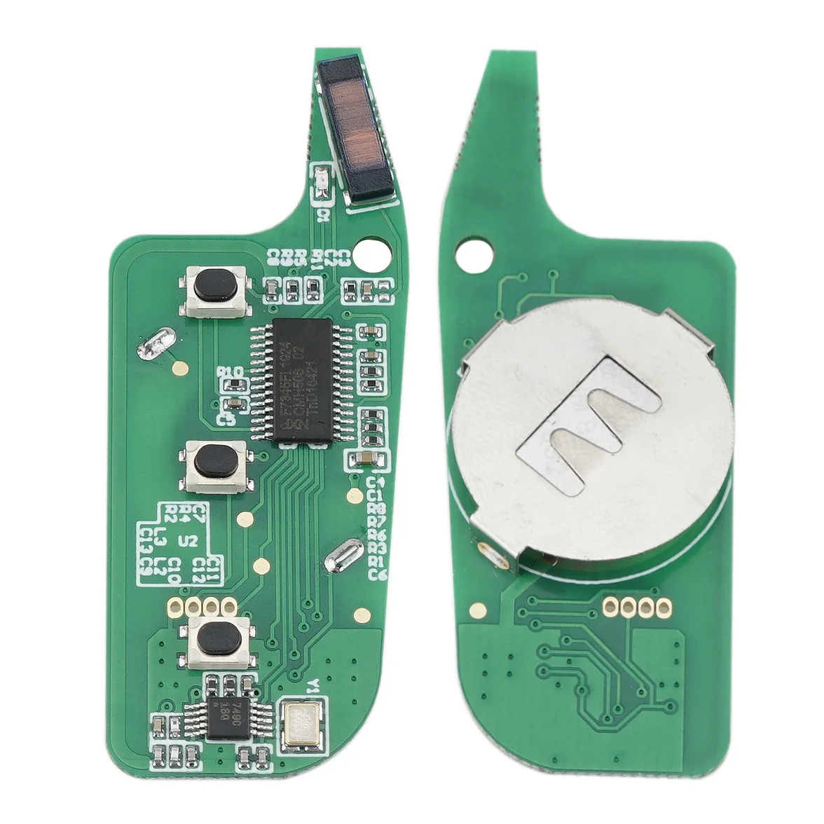 2 Pcs Car Smart Remote Key 433Mhz For Ford, 3 Button & 2 Button