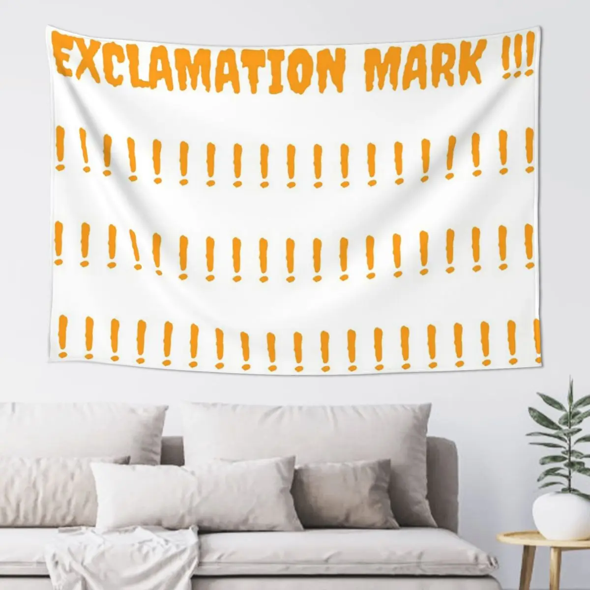 Exclamation Mark Alert The World For Upcoming Future Tapestry Art Wall Hanging Aesthetic Home Decoration Tapestries for Room