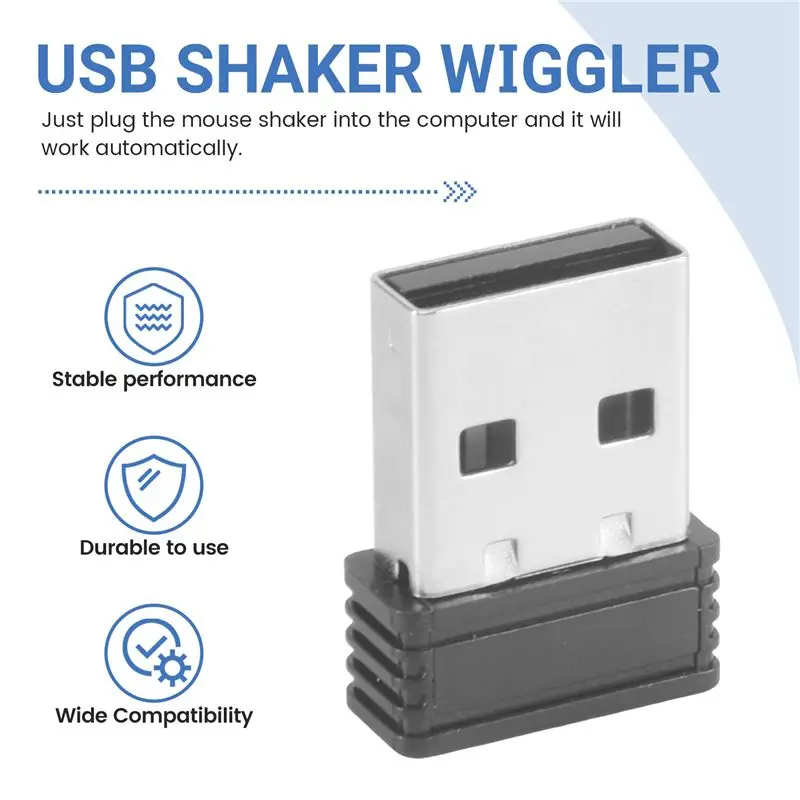 Superior Mouse Jigglers Mover Undetectable Automatic USB Port Shaker Wiggler For Laptop Keeps Computer Awake Mouse Movement