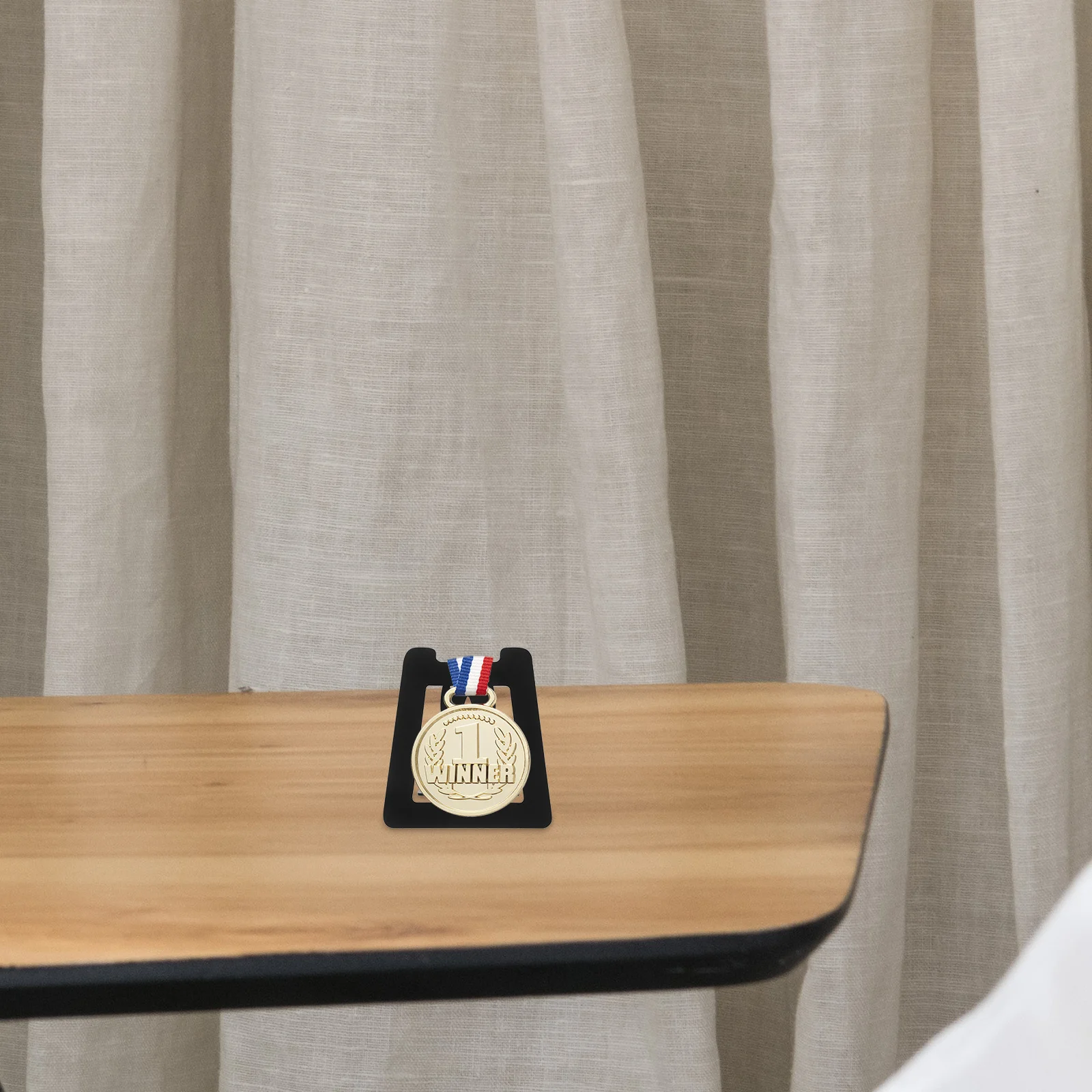 

Stainless Steel Medal Holder Display Stand Tabletop Medal Rack Decorative Storage Organizer for Home Desktop Award Holder