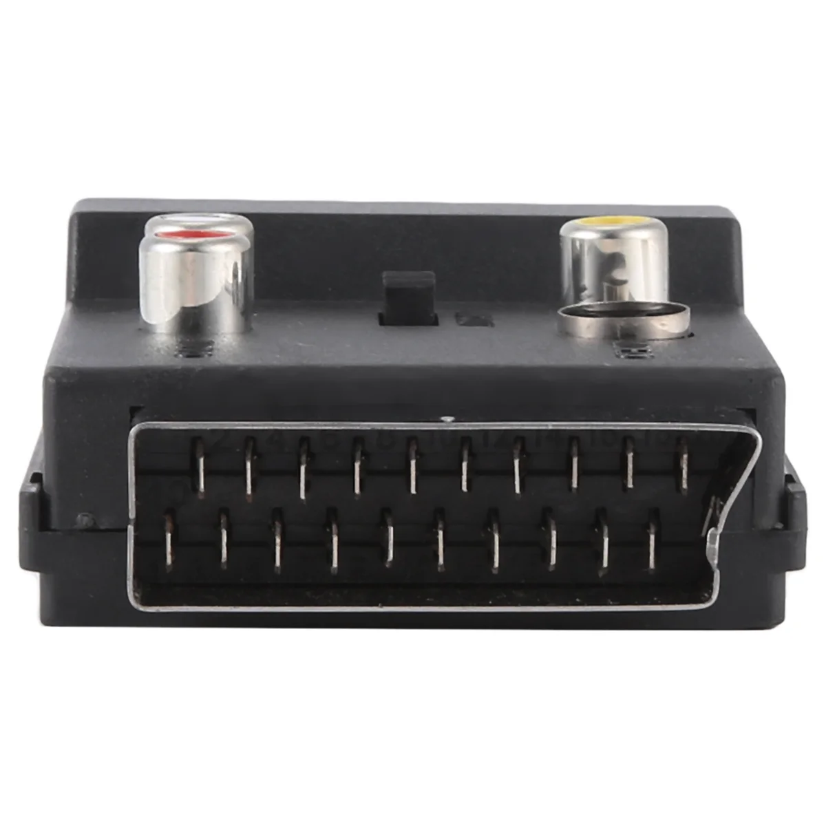 vend Newest Switchable Scart Male to Female S-Video 3 RCA Audio Adapter Convector
