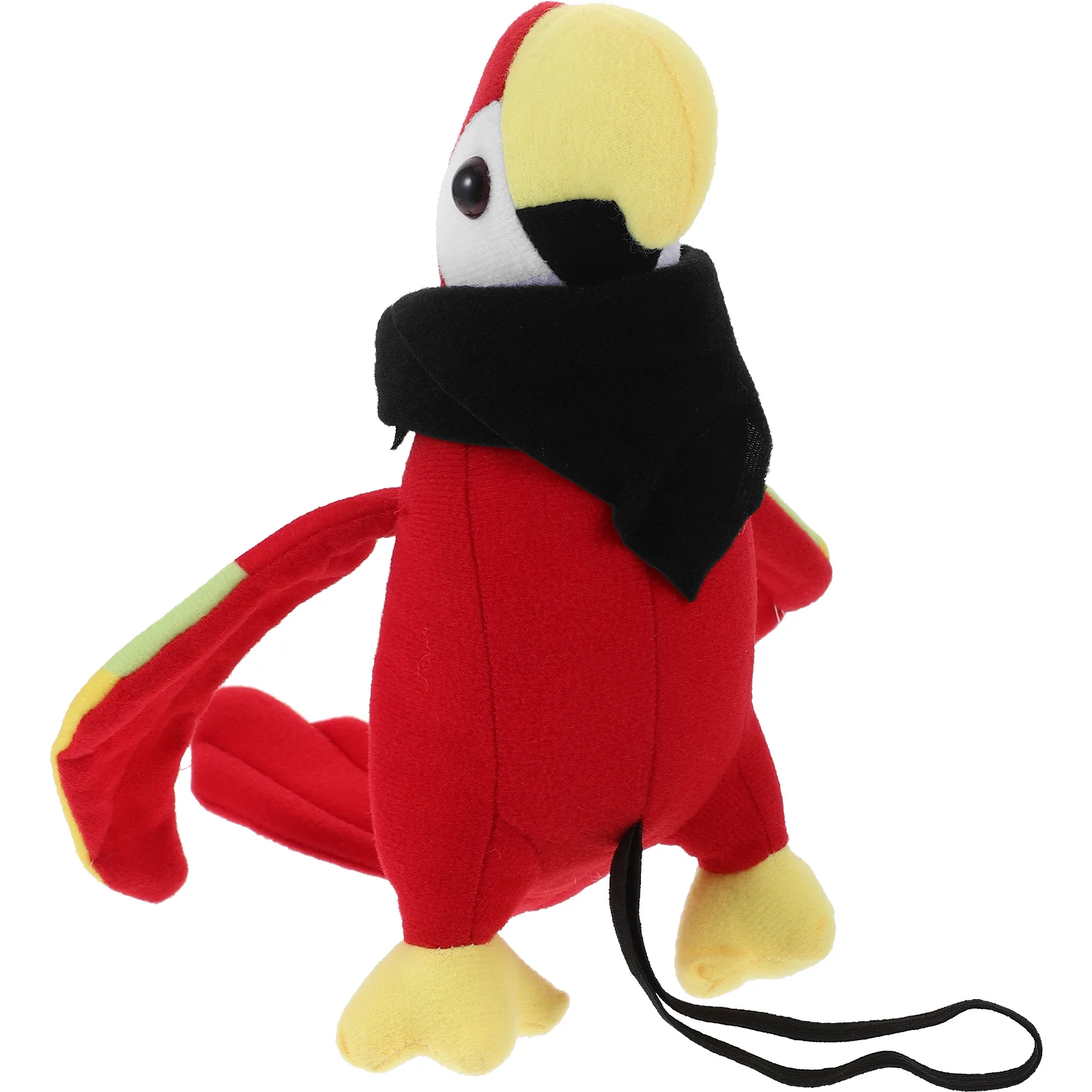 Stuffed Parrot Pirate Bird for Shoulder Realistic Ornaments Model Halloween Toys