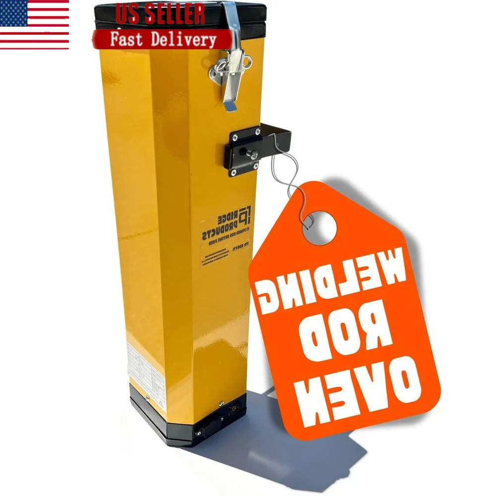 11Lb Portable Welding Rod Oven 110V 300W Max Temperature 300F Electrode Storage Lid Latch Welding Accessory