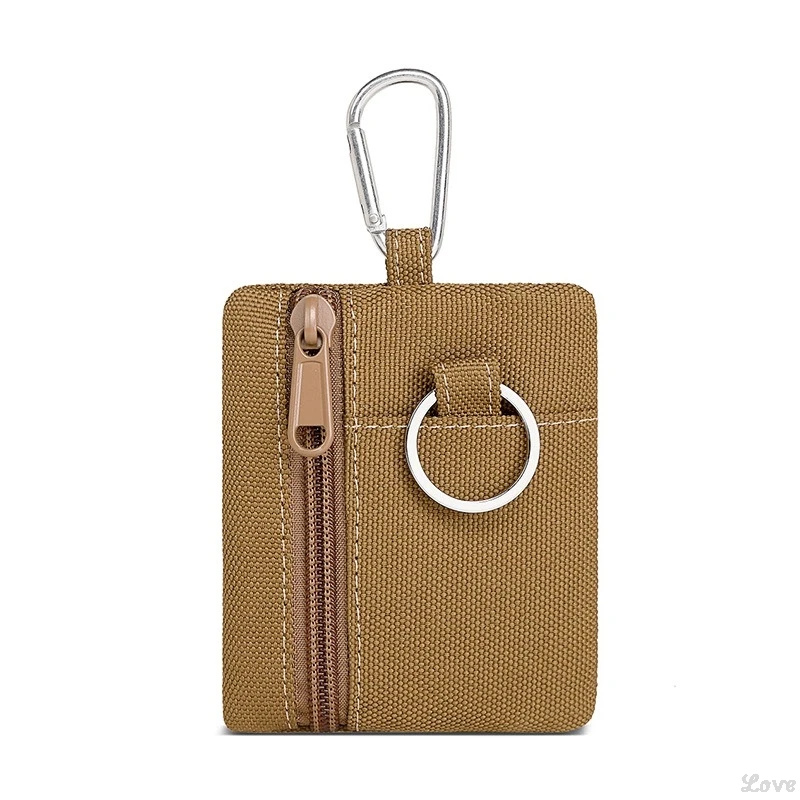 Outdoor Zipper Waist Bag Storage Durable Quality High Capacity Organizer Outdoor Mini Tactical Military Coin Purse Key Bag