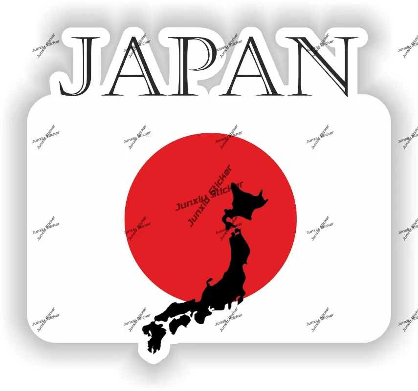 

Japanese Sticker Trendy Window Anti Scratch Decal Vinyl Vinyl Trendy Boat Japan Coat Arms Cute with Anime of Symbol Truck