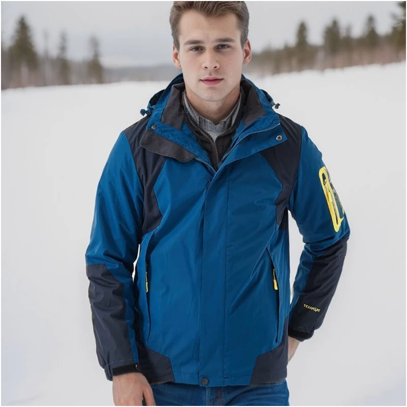 High End Hooded Men & Women Mountain Jacket Windproof And Waterproof Couple Loose Coat Outdoor Euro Size S-4XL D0253