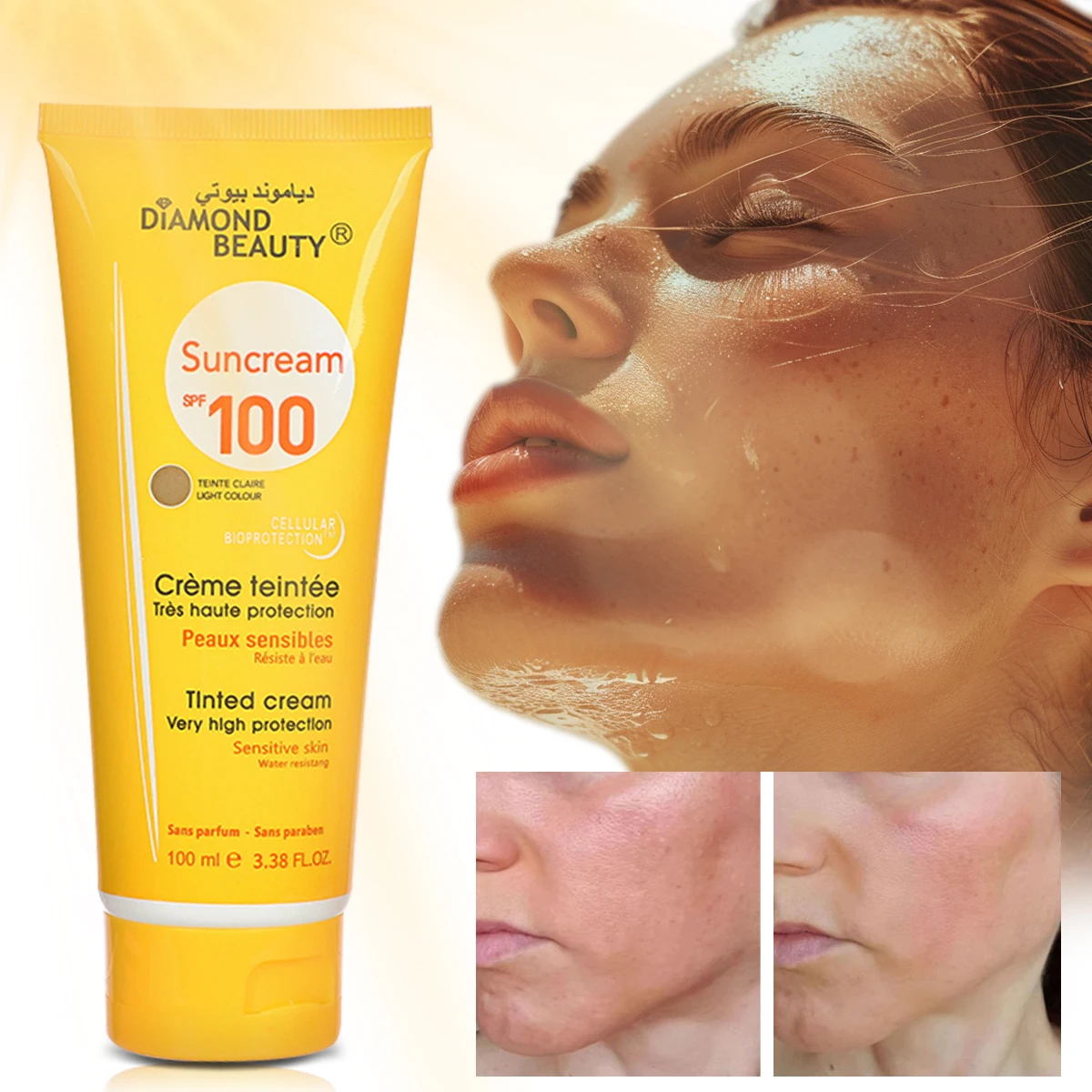 100+ واقي من الشمس - حماية فائقة، خفيفة الوزن، سريعة الامتصاص، تحتوي على حمض الهيالورونيك للاستخدام الخارجي على الشاطئ طويل الأمد #3