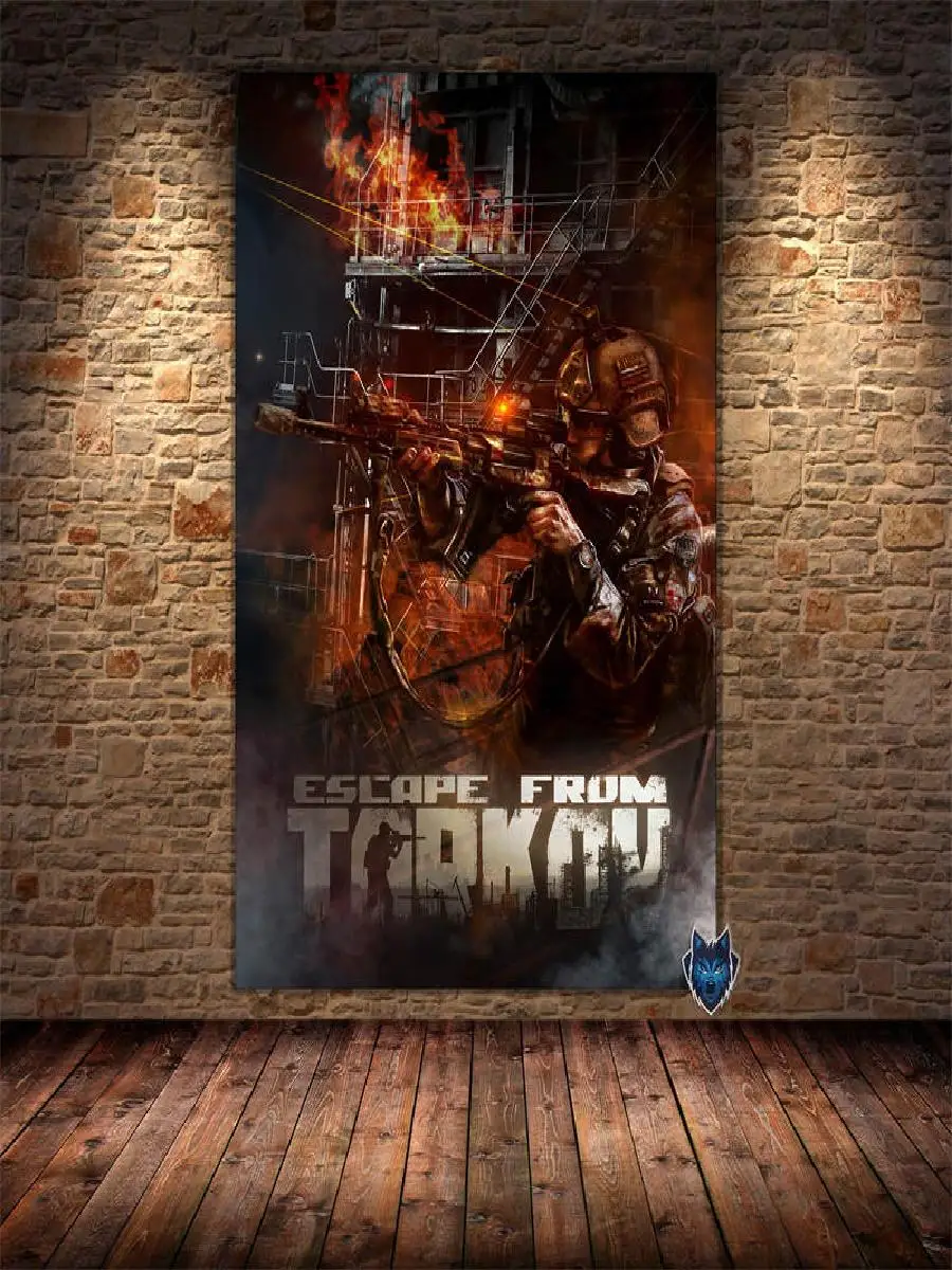 Escape from Tarkov Canvas Poster - Special Forces Theme Wall Art for Home & Living Room Decor