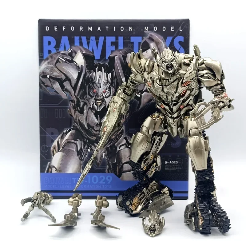 In Stock BAIWEI Transformation Toys TW1029 Megatron Tank Movie Version SS13 Robot Model Autobot Gift Collection Action Figures