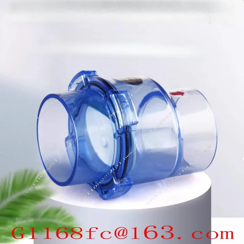 Transparent Check Valve, Anti Backflow, Anti Overflow Toilet Overflow, Odor 50 110