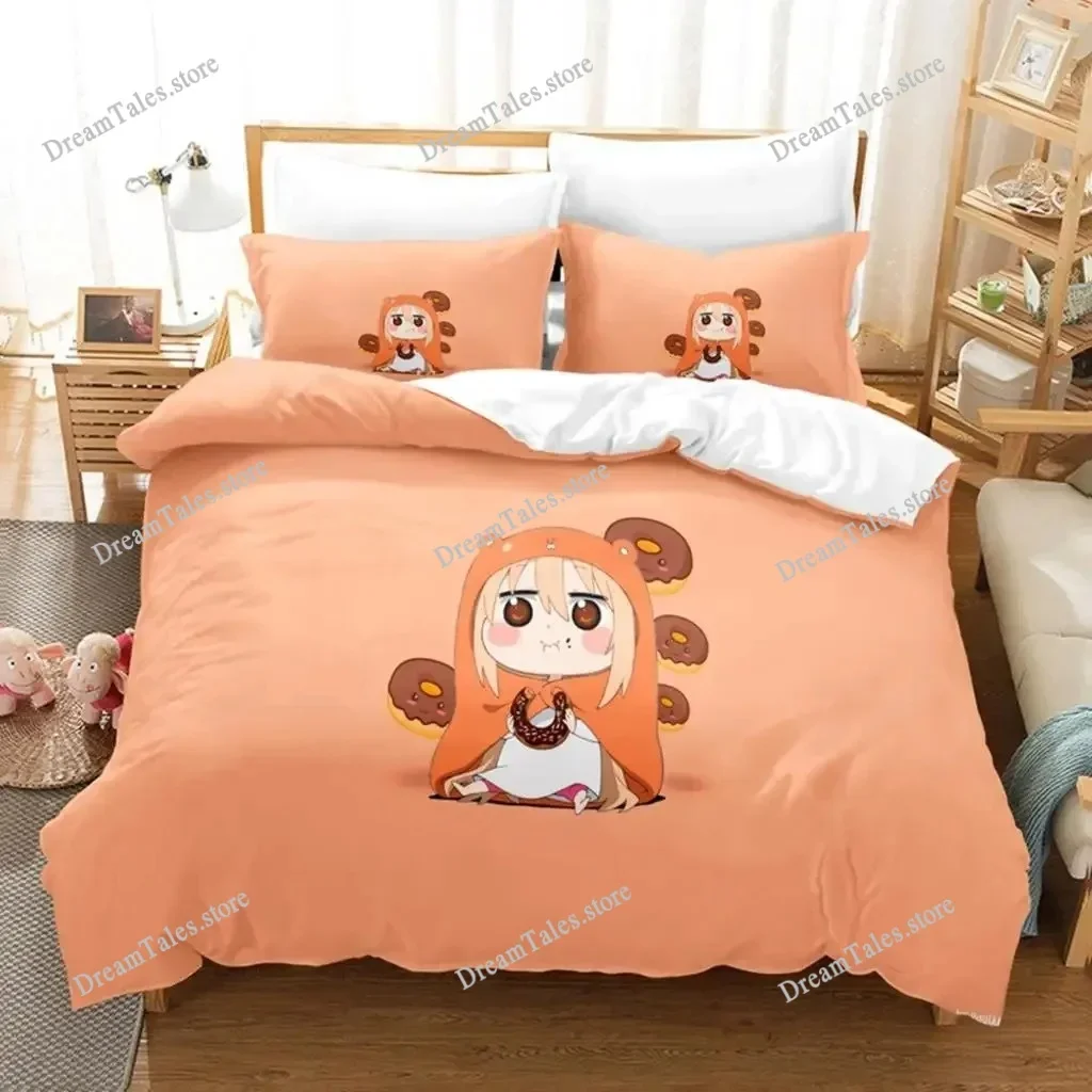 

3D Print Anime The Himouto! Umaru-chan Bedding Sets Duvet Cover Set With Pillowcase Twin Full Queen King Bedclothes Bed Linen741