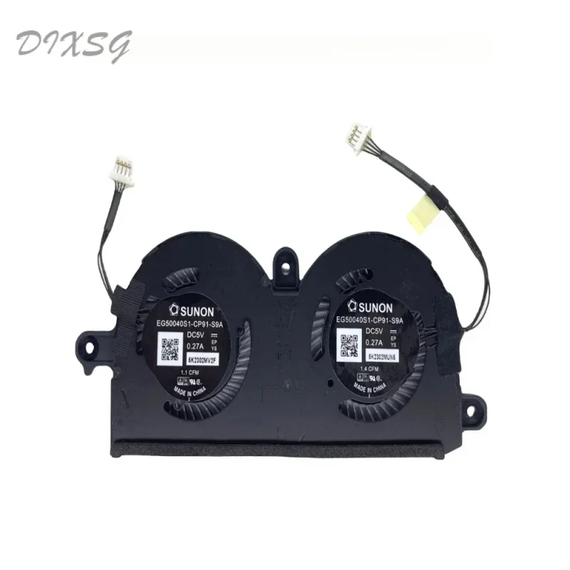 Replacement CPU Cooling Fan for DELL XPS 9370 9380 7390 9305 Series 0980WH 0PNWJR DFS350705PQ0T FM18 ND55C19-16M01 DC5V 0.5A Fan