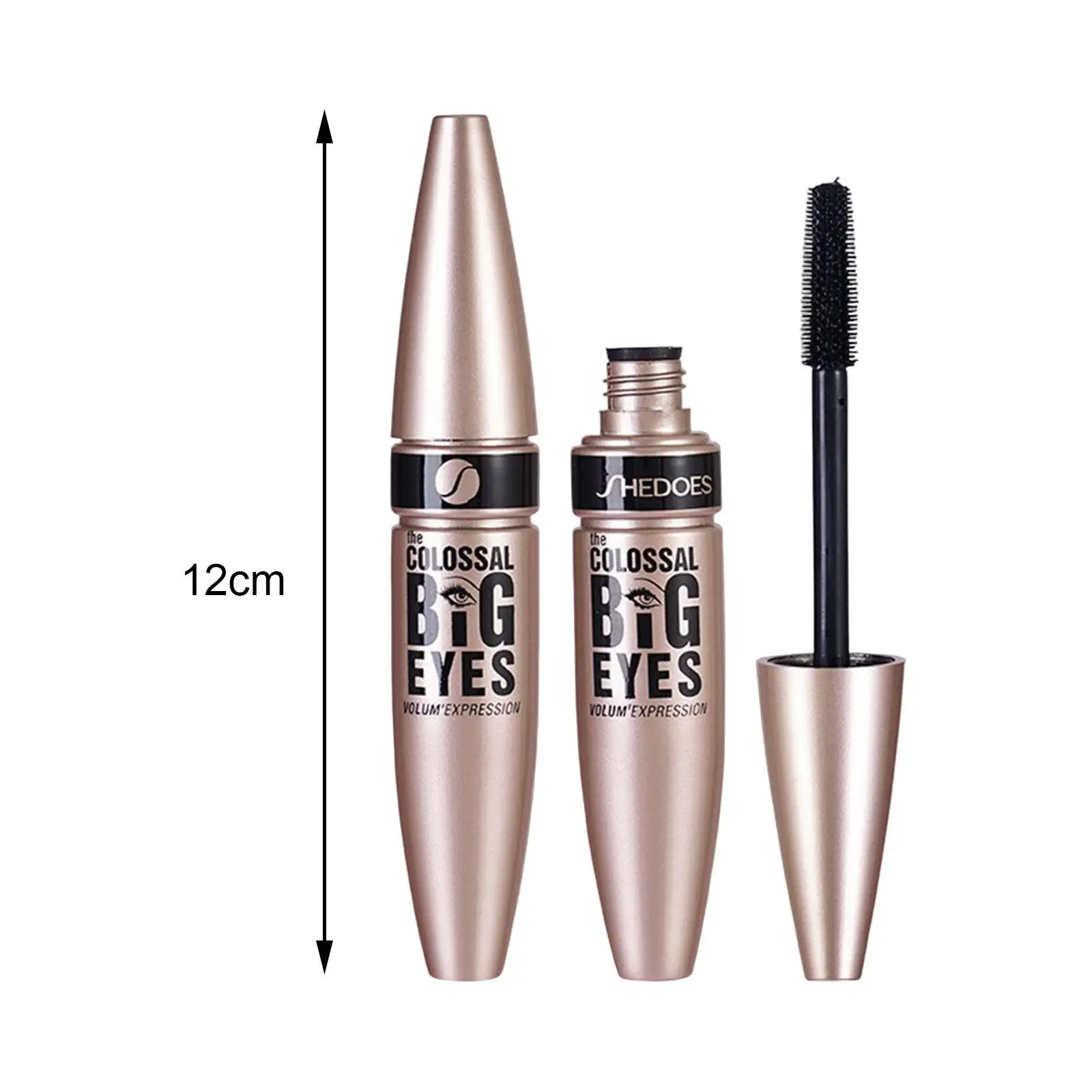 ماسكارا تكثيف هدايا للبنات سهلة الإزالة والتطبيق، فرشاة ناعمة من السيليكون الناعم، مكياج عيون بدون تلطخ، ماسكارا للرموش #6