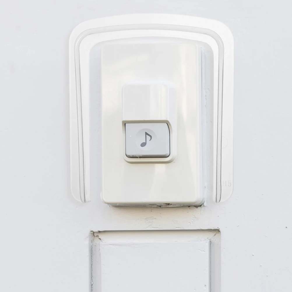 2Pcs Waterproof Cover for Door Access Machine Attendance Keypad Card Reader Clear Rainproof Protection Outdoor