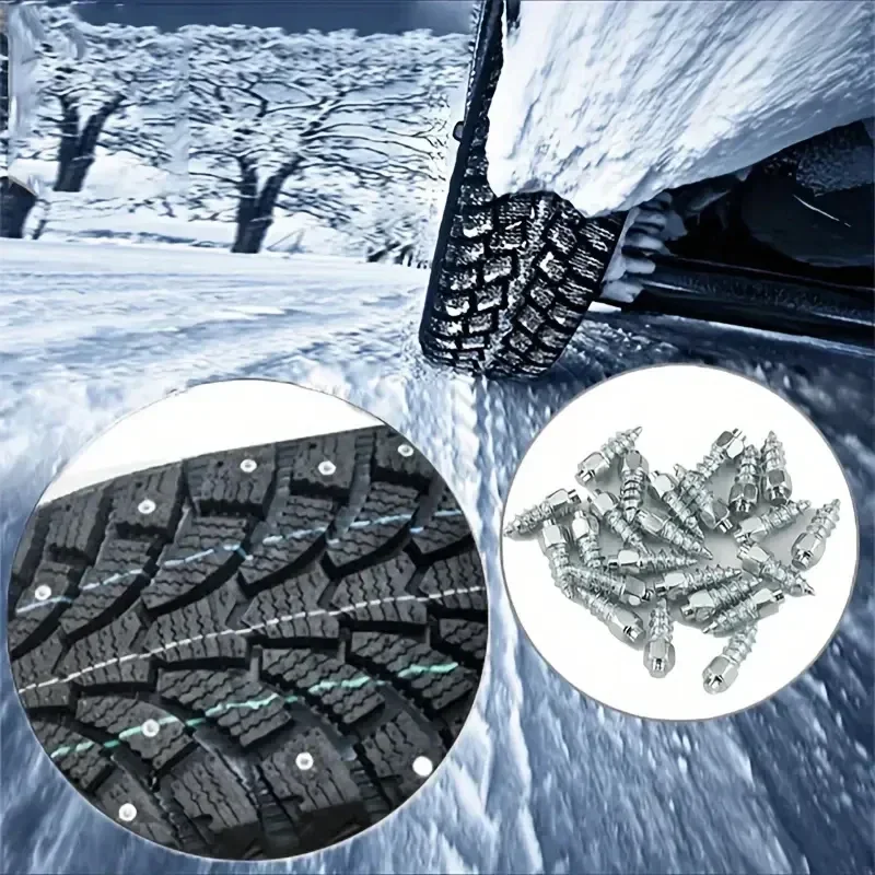 20/100Pcs Univesal Car Winter Anti-Slip Screws Nails Tools Auto Motorcycle Bike Shoe Anti Skid Snow Spikes Studs Screws