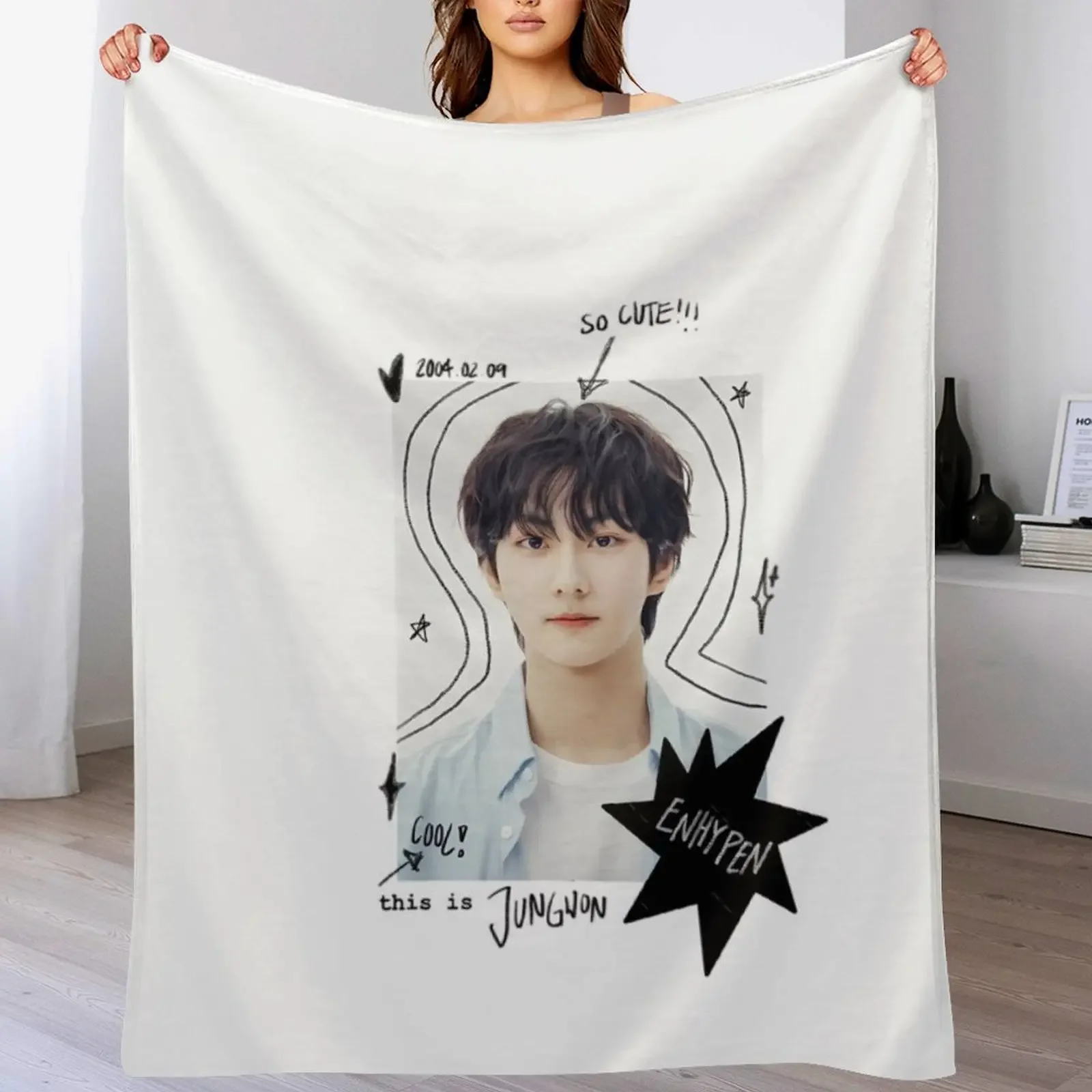 jungwon phonecase 2 Throw Blanket Shaggy Summer Multi-Purpose Blankets