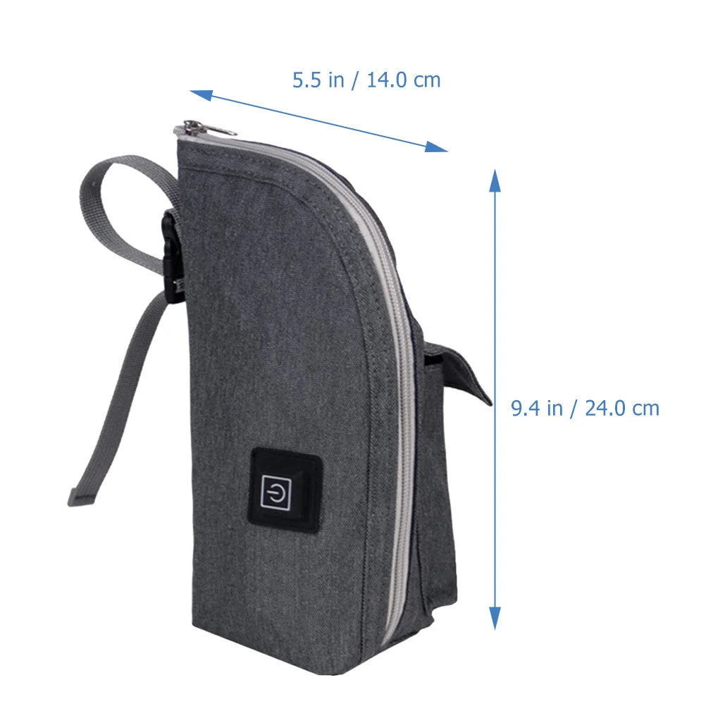 سيارة المحمولة زجاجة الطفل دفئا معزول حقيبة زجاجات تستخدم في الرضاعة مادة لينة السفر تخزين حليب الثدي سستة تصميم واقية #3