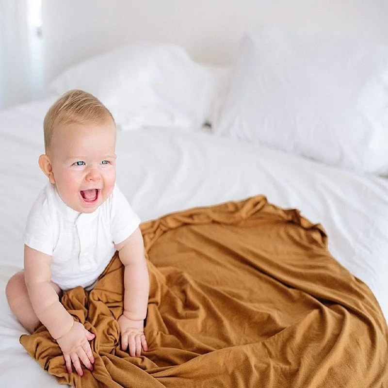 Pure Black Color Baby Wrap Ultra Soft Baby Muslin Blanket Swaddle Newborn Blanket Swaddle Receiving Blanket for Newborn Infants