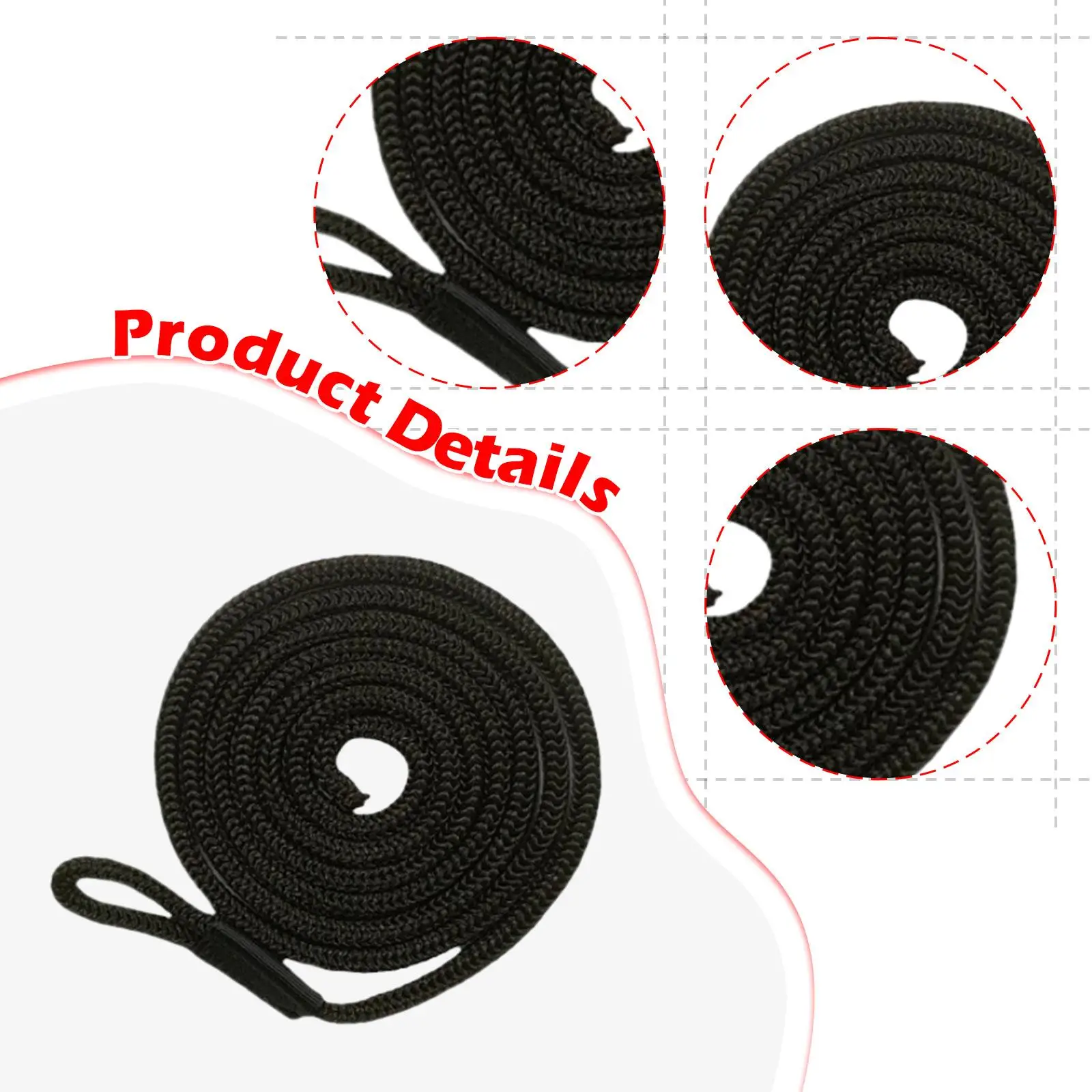 4x Boat Bumpers Fenders for Pontoon Boats Boat Accessories Mooring Rope