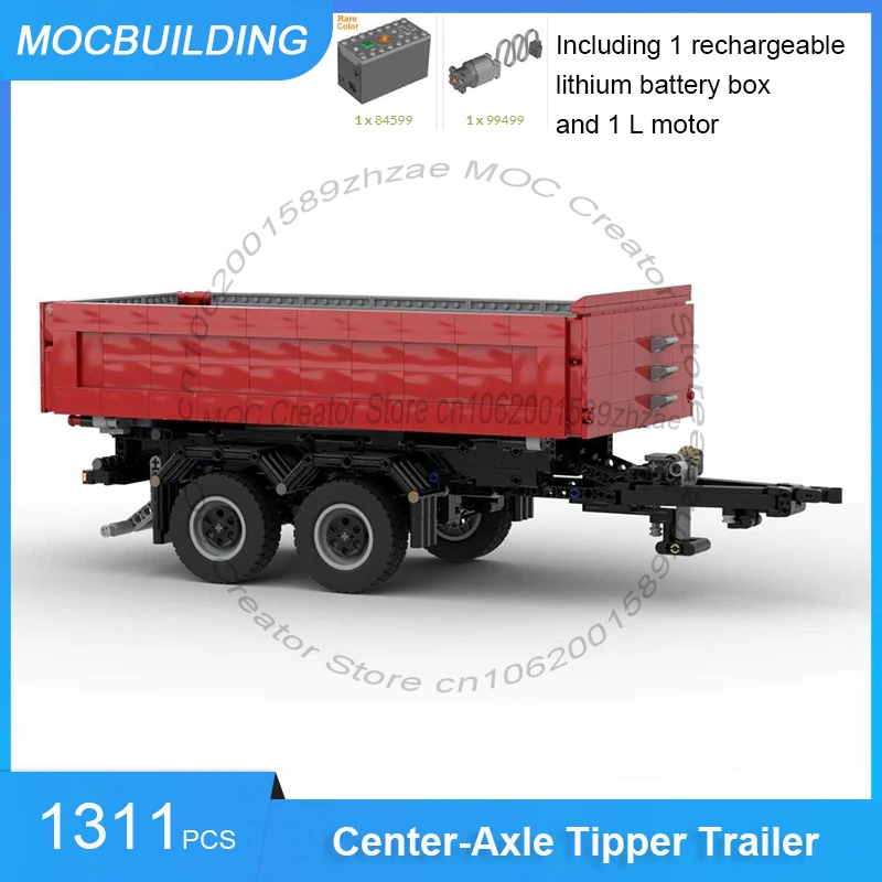 ตัวต่อ MOC TGS รถบรรทุกเทท้าย 6x4 แบบสามด้าน ประกอบเอง ของเล่นสร้างสรรค์ ของขวัญ 2915 ชิ้น