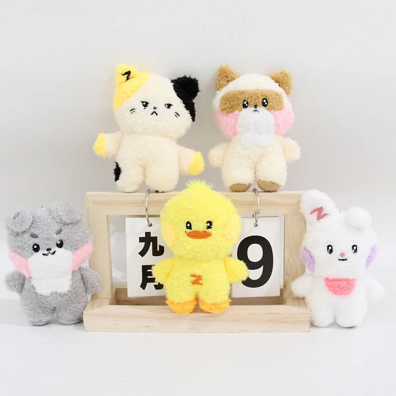 New Kpop ZB1 Doll Filling PP Cotton Soft Short Plush Toy ZERONI Cartoon Cute Dog Cat Rabbit Doll Keychain ZEROBASEONE Fans Gift