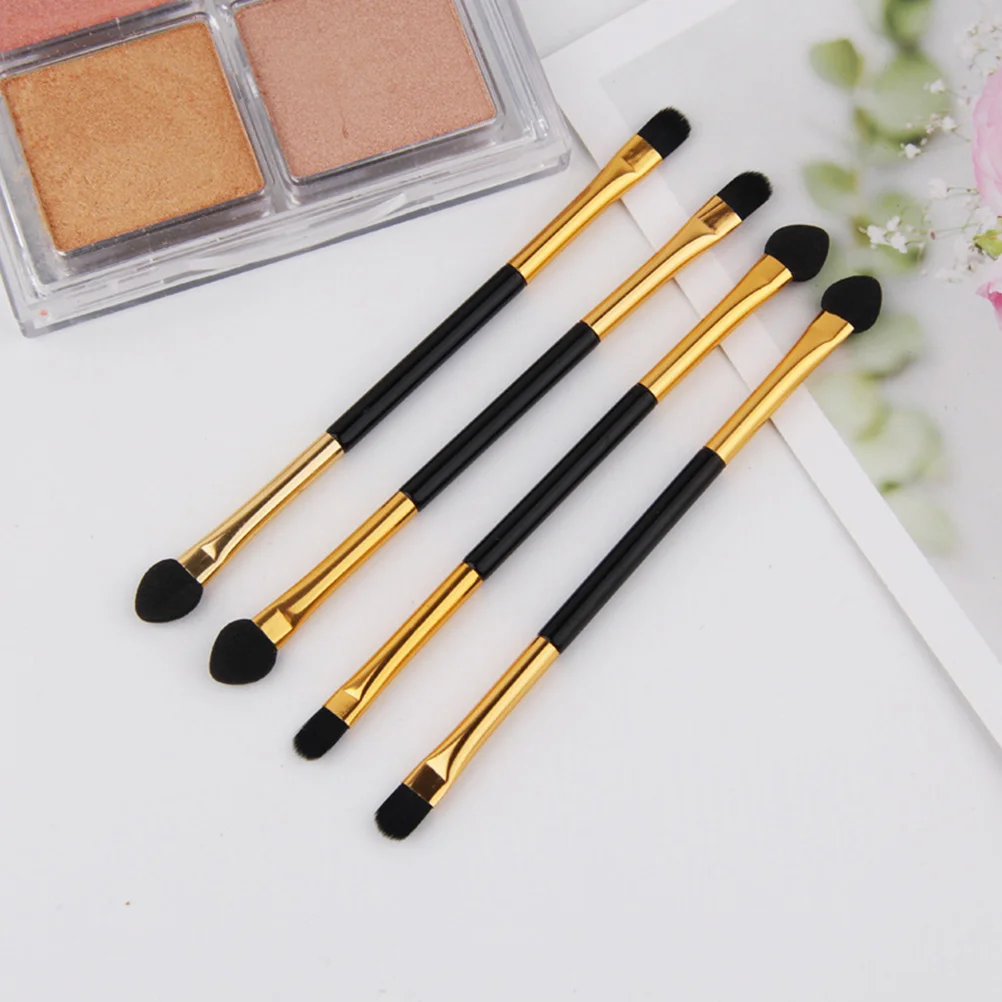 

15 Pcs Eye Shadow Brush Eyeshadow Applicators Blending Stick Sponges Sticks Double Sided Small Makeup Set