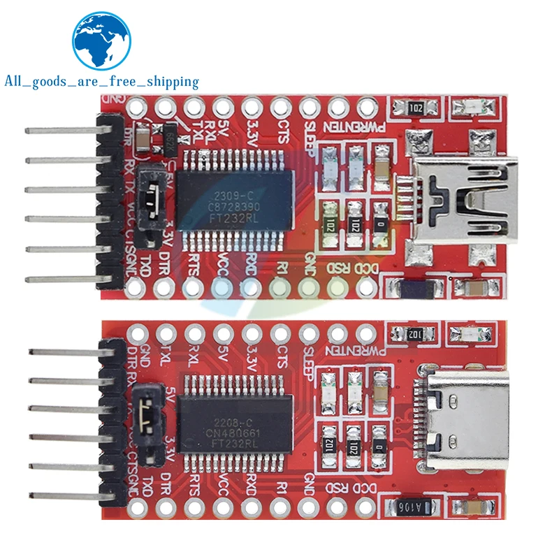 1/3PCS FT232RL FT232 FTDI USB 3.3V 5.5V to TTL Serial Adapter Module for A-rduino Mini Port image 3