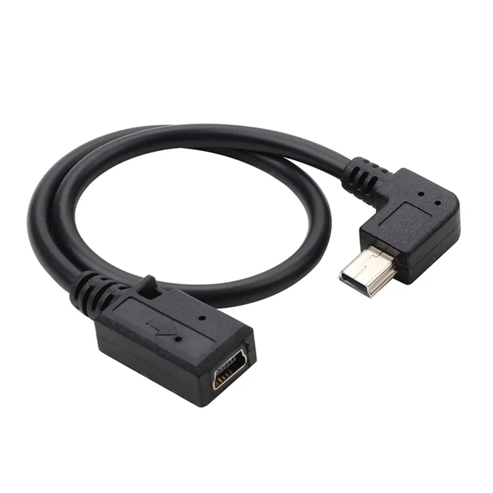 

90 degree Up Down Direction Angled Mini USB 5 Pin Male to Female Extension Cable 0.2 m 20cm Mini USB 5PIN adapter short cables